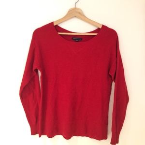 American Eagle Red Woven Sweater